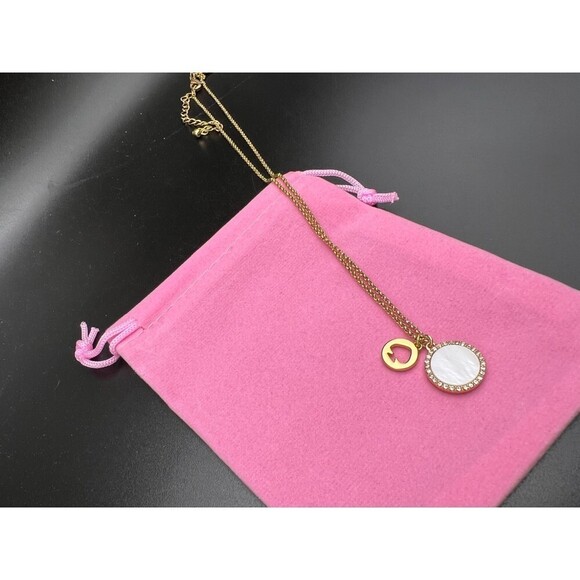 Kate Spade Hole Punch and MOP Necklace - Picture 5 of 10